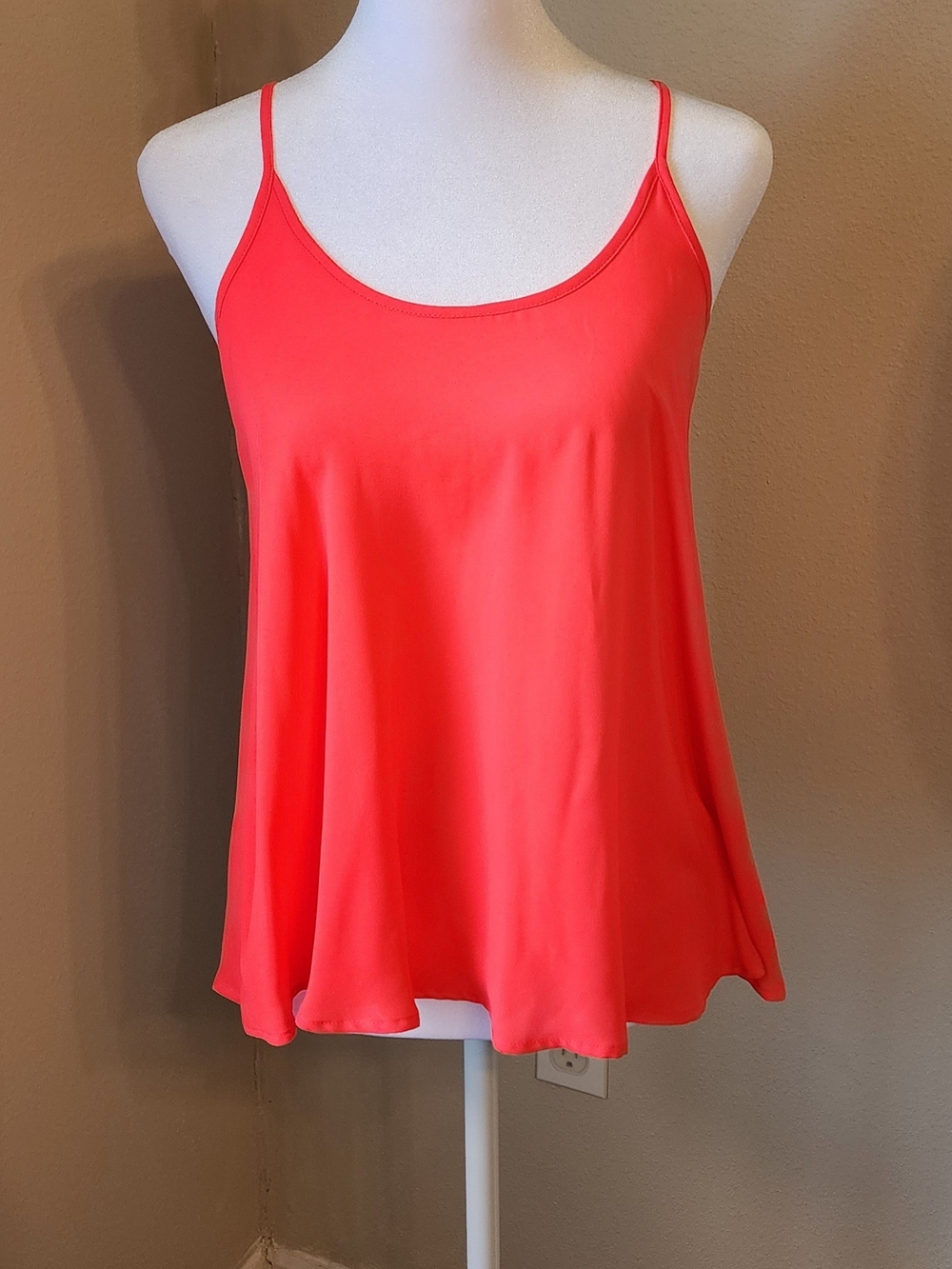 Apt. 9 Coral Spaghetti-Strap Swing Camisole